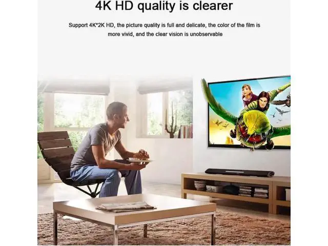 Alt view image 5 of 7 - DP Male to HDMI Female Adapter HD Video Audio Converter For PC TV Projector 2 Pack