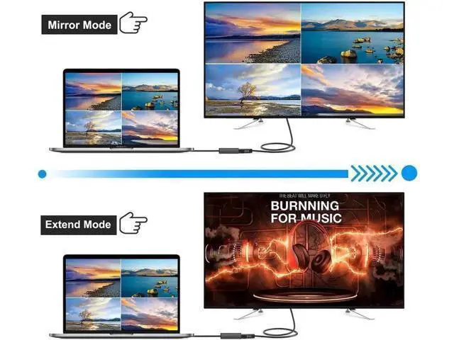 Alt view image 7 of 7 - Gold-Plated Mini DP (Thunderbolt 2) Male to HDMI Female Adapter Support 4K For MacBook iMac Surface Dock Black