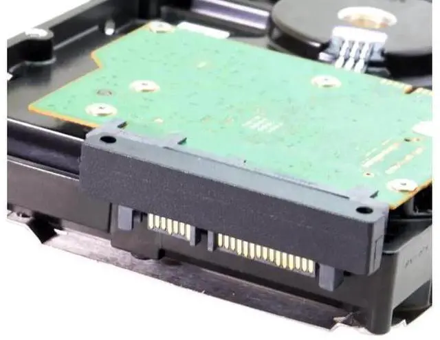 Alt view image 4 of 7 - 90 Degree Right Angled SATA 22Pin 7+15 Male to Female Extension Adapter