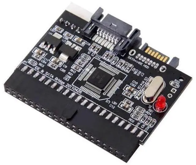 Main image of Reversible IDE PATA 100/133 to Dual SATA 7Pin Converter for HDD