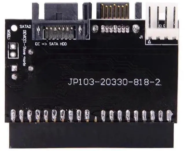 Alt view image 7 of 7 - Reversible IDE PATA 100/133 to Dual SATA 7Pin Converter for HDD