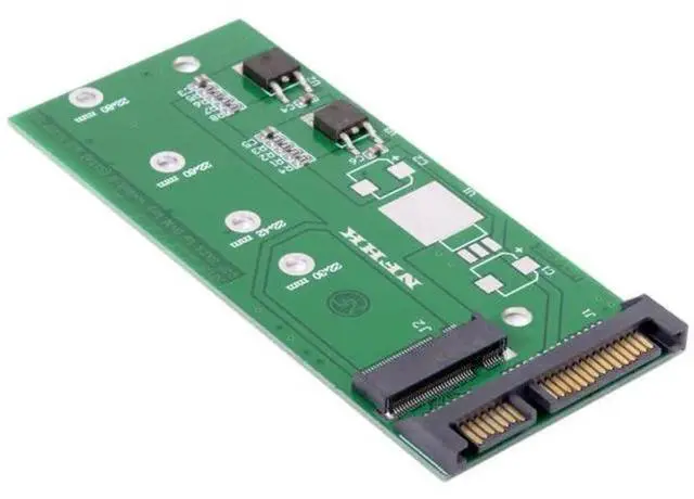 Main image of M.2 NGFF B/M Key SATA SSD to 2.5 Inch SATA PCBA Converter Adapter, Only Supports SATA M.2 Drives, Not Compatible with NVMe M-Key SSDs for Desktop Storage Upgrade