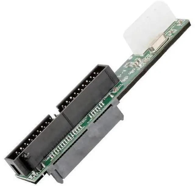 Alt view image 2 of 7 - Narrow PCB IDE PATA to SATA Converter Adapter, Parallel to Serial ATA Bridge Board for 2.5/3.5" HDD, DVD, CD-ROM, CD-RW, DVD-RAM Drives with 7+15Pin SATA Port