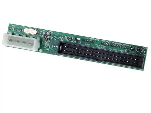Alt view image 4 of 7 - Narrow PCB IDE PATA to SATA Converter Adapter, Parallel to Serial ATA Bridge Board for 2.5/3.5" HDD, DVD, CD-ROM, CD-RW, DVD-RAM Drives with 7+15Pin SATA Port