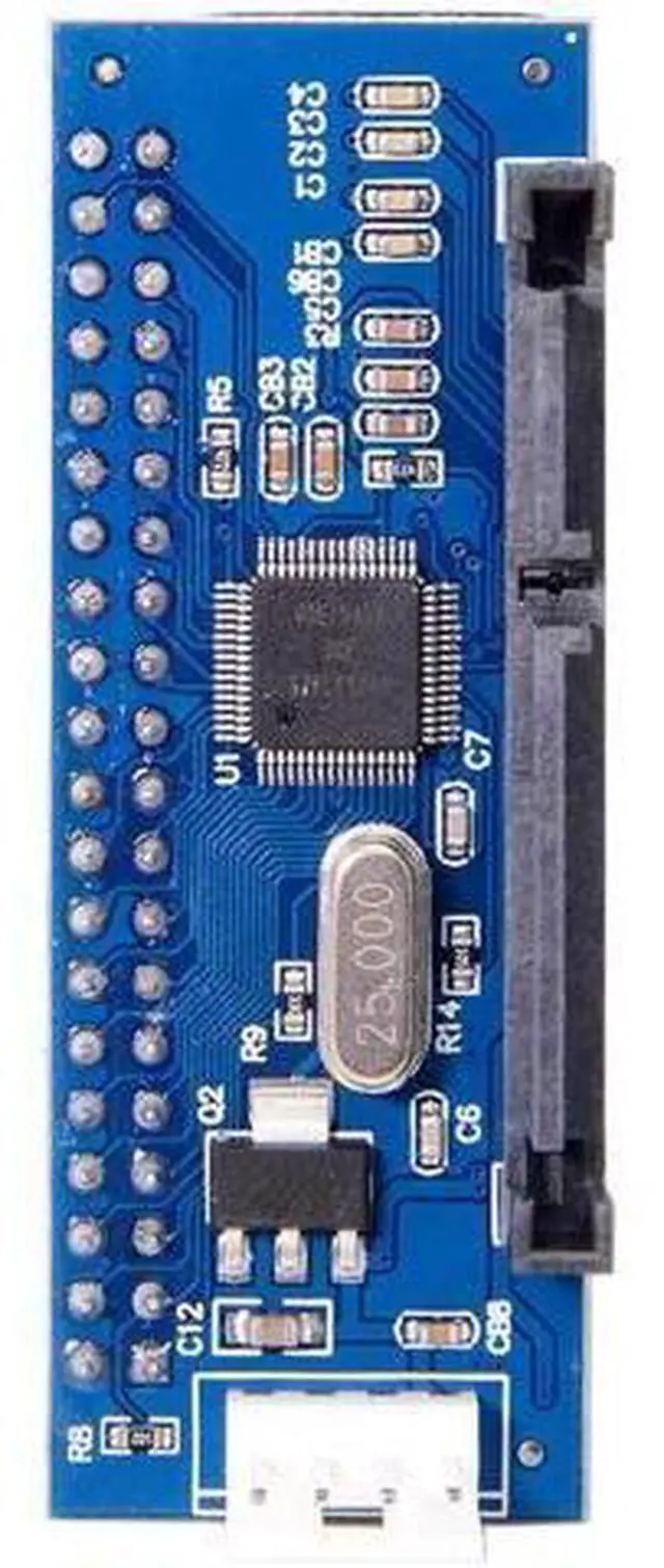 Alt view image 4 of 7 - 40Pin Desktop IDE/PATA to SATA Female PCB Adapter for 3.5" HDD