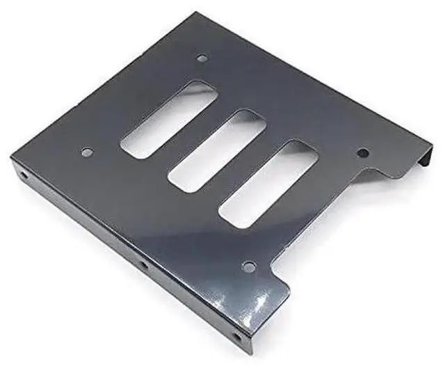 Alt view image 3 of 6 - 2.5" to 3.5" Metal HDD Mounting Bracket with IDE 4P to SATA 15P & SATA 3.0 Cables, Black Hard Drive Adapter for Desktop & Server SSD/HDD