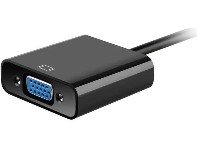 Alt view image 4 of 4 - Active Mini HDMI to VGA Video Converter Adapter with 3.5mm Audio Jack & Built-in Cable, Compatible with Graphics Cards, Tablets, Cameras and Camcorders