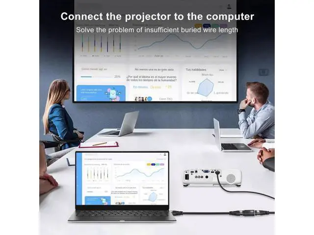 Alt view image 5 of 7 - 2 Pack HDMI 2.1 Female to Female Coupler Adapter, 8K@60Hz 4K@120Hz HDR eARC HDMI Extension Connector for HDTV PC Laptop Monitor PS5