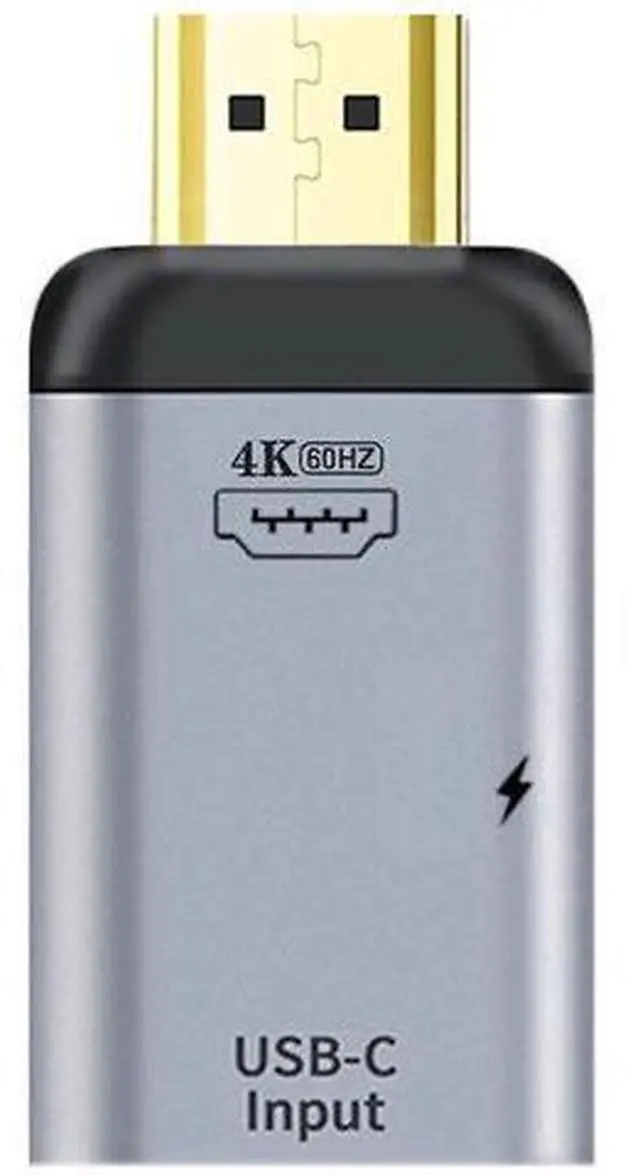 Main image of USB-C Female to HDMI Adapter with PD Charging, 4K@60Hz Video Converter for Phone and Laptop