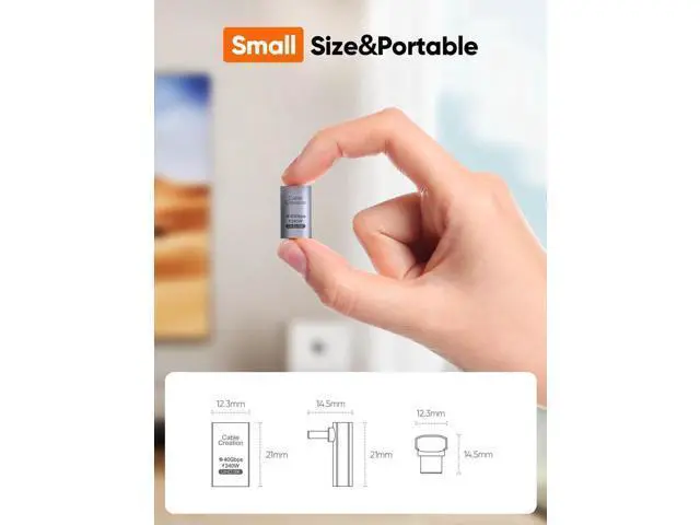 Alt view image 4 of 7 - 90 Degree Up Angle USB C Male to Female Adapter, 40Gbps 240W Right Angle Type C Connector Compatible with Steam Deck, ROG Ally, Switch, Laptop, Tablet, Phone