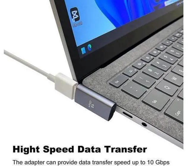 Alt view image 6 of 6 - 2 Pack 90 Degree USB 3.1 Male to Female Adapter, Left & Right Angled USB A Extender Converter Compatible with PC, Laptop, USB Charger, Power Bank and More