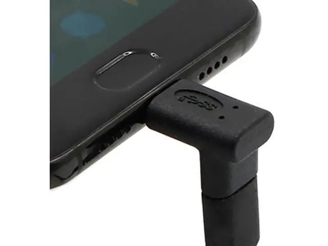 Alt view image 2 of 7 - Up & Down 90 Degree Reversible USB 3.1 Type-C Male to Female Adapter, Low Profile Elbow Extension Connector Supports Charging Data Video for Laptops & Phones