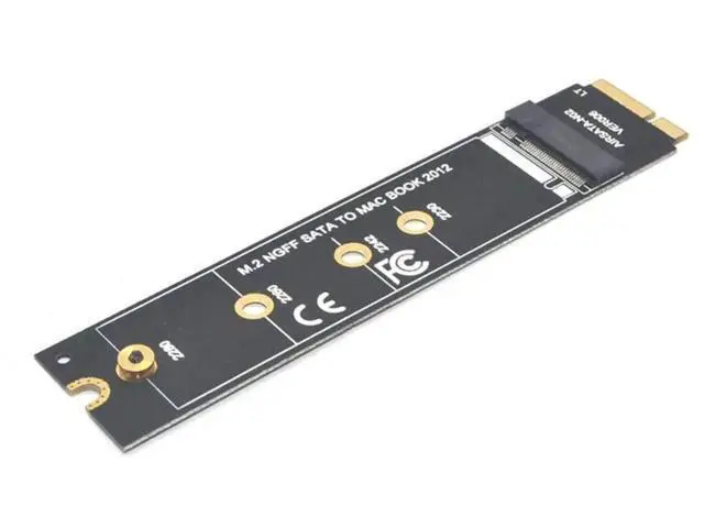 Alt view image 5 of 6 - M.2 NGFF SATA SSD Adapter Card, For 2012 MacBook Air A1465 A1466, Riser Card Only (SSD Not Included)