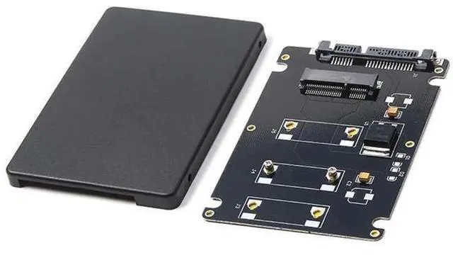 Main image of Mini PCIe mSATA SSD to 2.5 Inch SATA3 Adapter Card with Enclosure & Mounting Screws