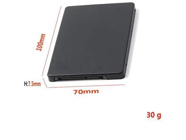 Alt view image 3 of 5 - Mini PCIe mSATA SSD to 2.5 Inch SATA3 Adapter Card with Enclosure & Mounting Screws