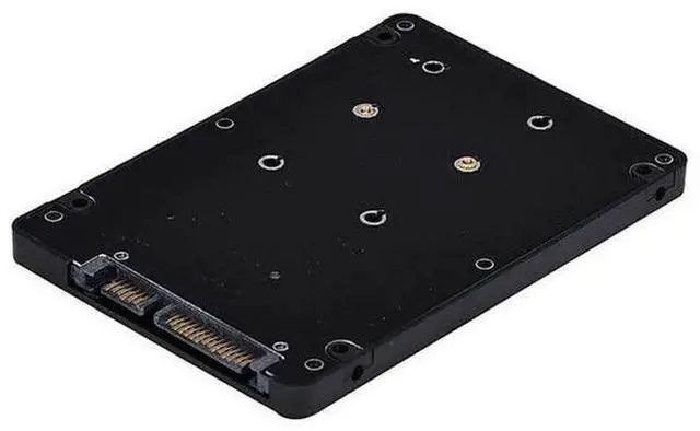 Alt view image 5 of 5 - Mini PCIe mSATA SSD to 2.5 Inch SATA3 Adapter Card with Enclosure & Mounting Screws