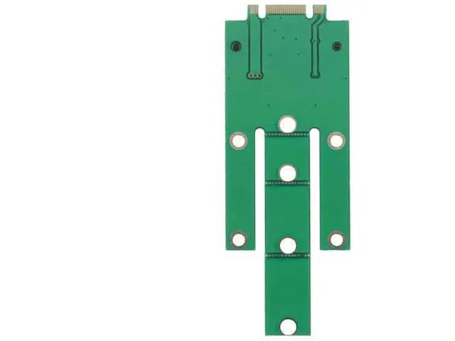 Alt view image 2 of 7 - Mini PCIe mSATA SSD to M.2 NGFF PCIe Converter Adapter PCBA Board