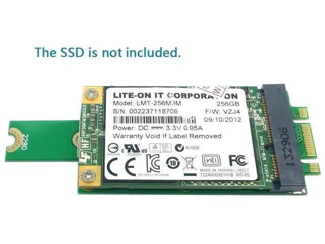 Alt view image 5 of 7 - Mini PCIe mSATA SSD to M.2 NGFF PCIe Converter Adapter PCBA Board