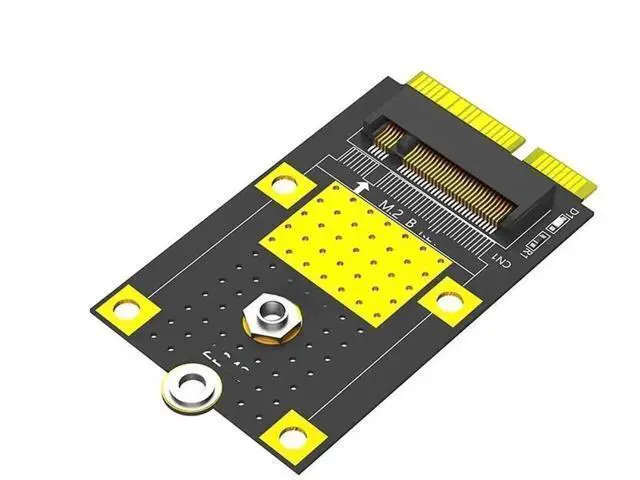 Alt view image 2 of 3 - NGFF M.2 B Key SATA Bus to mSATA Adapter Card, Supports 2230/2240 M.2 SATA SSD