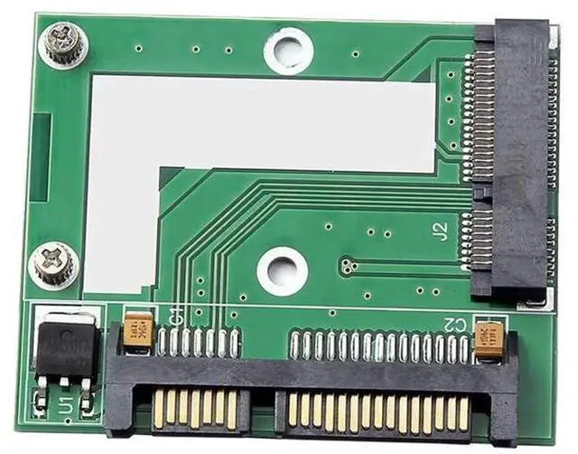 Main image of Mini PCI-E mSATA SSD to 2.5" SATA3 6Gbps Adapter Card for Desktop PC