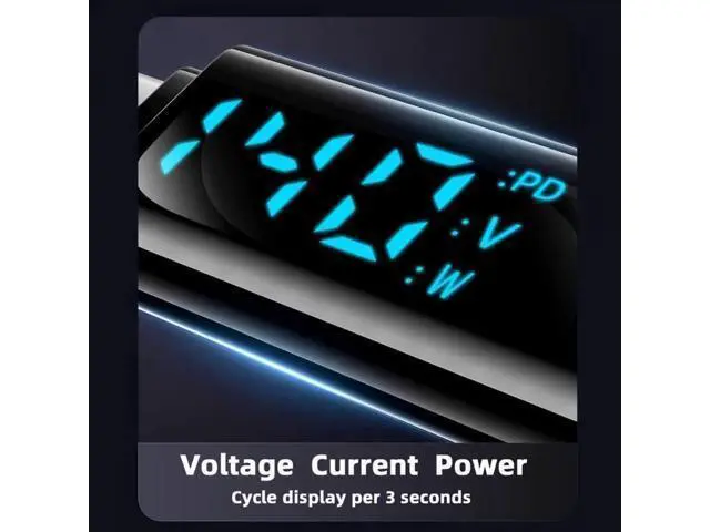Alt view image 5 of 7 - Transparent USB4 Type-C Male to Female Extension Adapter with Smart LED Digital Power Tester, 40Gbps Bandwidth, 140W PD Charging Support Real-Time Voltage & Current Monitoring for USB4.0 Laptops, Dock