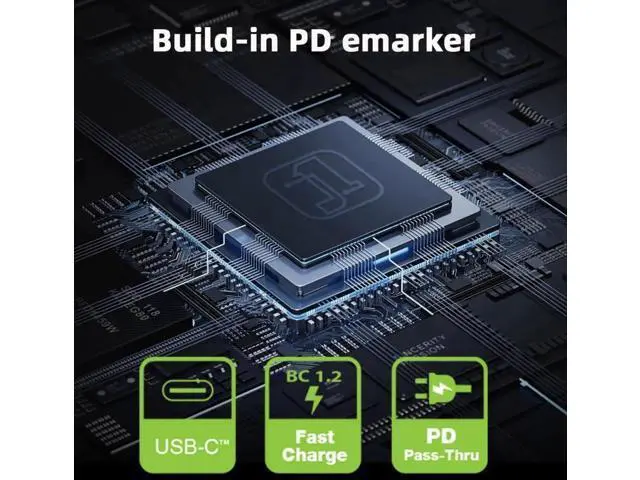 Alt view image 4 of 7 - Transparent USB4 Type-C Male to Female Extension Adapter with Smart LED Digital Power Tester, 40Gbps Bandwidth, 140W PD Charging Support Real-Time Voltage & Current Monitoring for USB4.0 Laptops, Dock