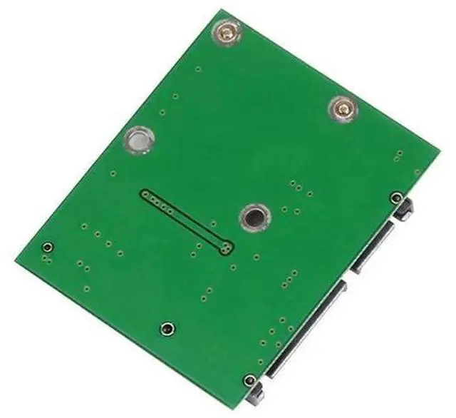 Alt view image 4 of 7 - Mini PCI-E mSATA SSD to 2.5" SATA3 6Gbps Adapter Card for Desktop PC
