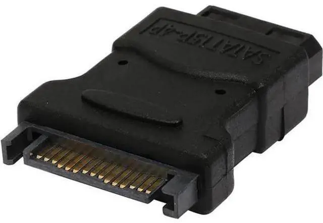 Main image of 15Pin SATA Male to 4Pin IDE Molex LP4 Female Power Adapter Cable, SATA to Molex Converter for ATX EPS PSU IDE Hard Drive DVD Optical Drive