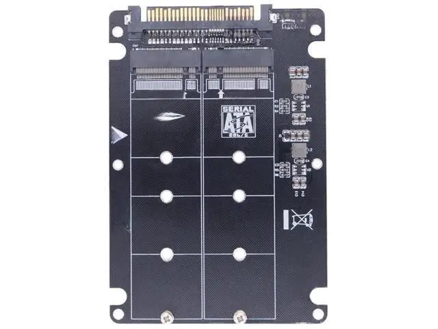 Alt view image 3 of 3 - 2 in 1 M.2 to U.2 Adapter, M.2 NVMe M-Key & SATA B-Key NGFF SSD to PCIe U.2 SFF-8639 Converter Card, High Speed PCIe4.0 x4 Adapter for Desktop PC Workstation Server