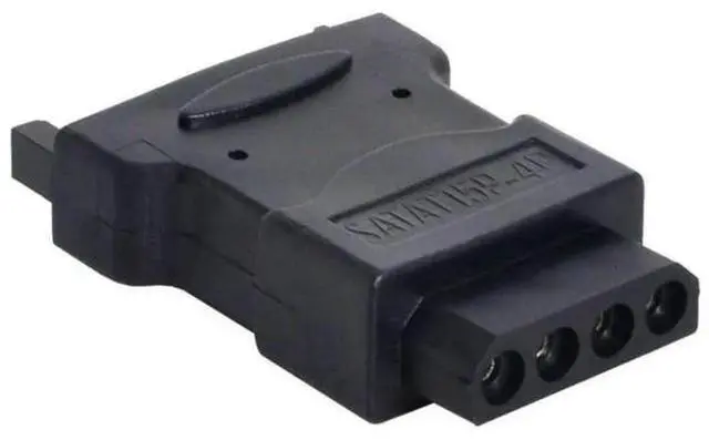 Alt view image 2 of 7 - 15Pin SATA Male to Molex IDE 4Pin Female Power Adapter Cable