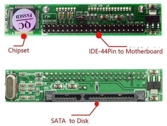 Alt view image 3 of 7 - 2.5" SATA HDD to 44Pin IDE/PATA Laptop Converter Adapter