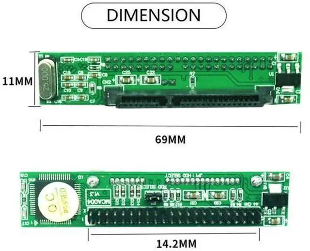 Alt view image 6 of 7 - 2.5" SATA HDD to 44Pin IDE/PATA Laptop Converter Adapter