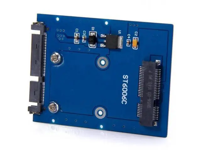 Alt view image 5 of 6 - 68Pin mSATA SSD to 2.5" SATA3 6Gbps PCB Adapter
