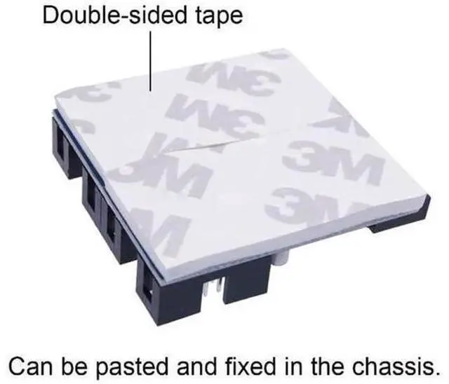 Alt view image 7 of 7 - 9Pin USB 2.0 Header 1 to 2/4 Female Extension Cable, Internal USB Port Multiplier Hub Adapter