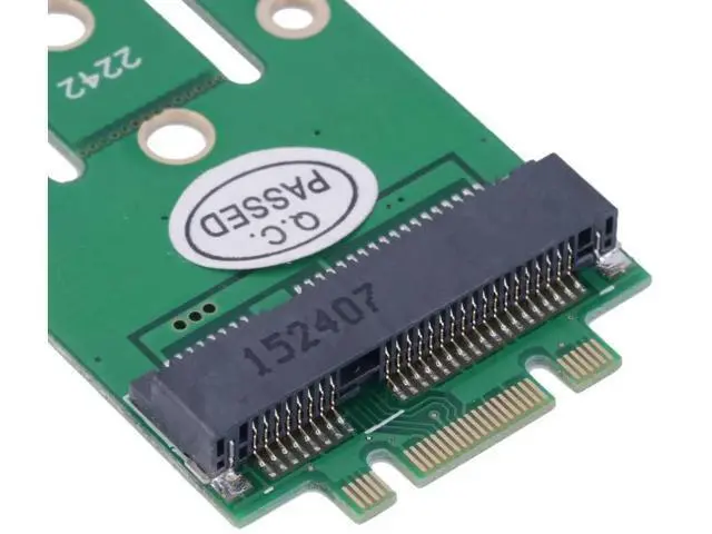 Alt view image 7 of 7 - Mini PCIe mSATA SSD to M.2 NGFF PCIe Converter Adapter PCBA Board