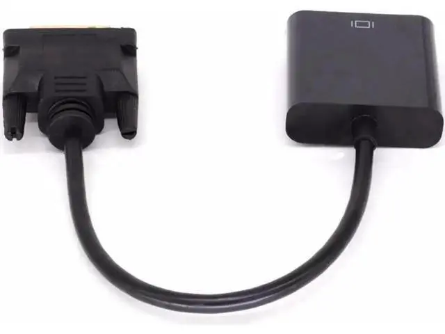 Alt view image 3 of 5 - 25CM Active Dual Link DVI-D 24+1 Male to VGA Female DAC Converter Cable, Digital to Analog Video Adapter Support 1080P