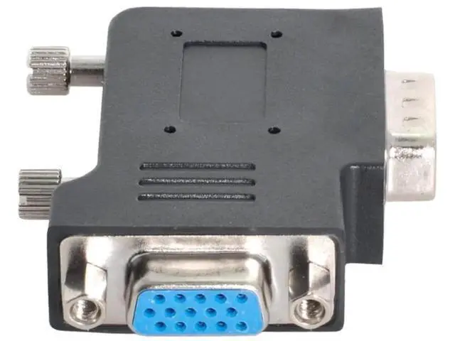 Alt view image 3 of 5 - Vertical Flat Left 90 Degree VGA SVGA Male to Female Extension Right Angle Adapter