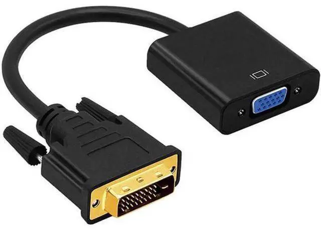 Main image of Active DVI-D 24+1 Male to VGA Female Adapter, 1080P Full HD DVI to VGA Signal Converter for PC, Laptop, Graphics Card, Projector & HDTV