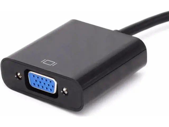 Alt view image 3 of 5 - 25CM Active Dual Link DVI-D 24+1 Male to VGA Female Video Adapter Cable with DAC Chip, Digital to Analog Signal Converter, Max 1920x1080 Resolution