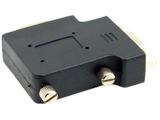 Alt view image 5 of 6 - 90 Degree Left Angled VGA Gender Changer, HDB15Pin SVGA Male to Female Adapter for Monitor Projector Graphics Card