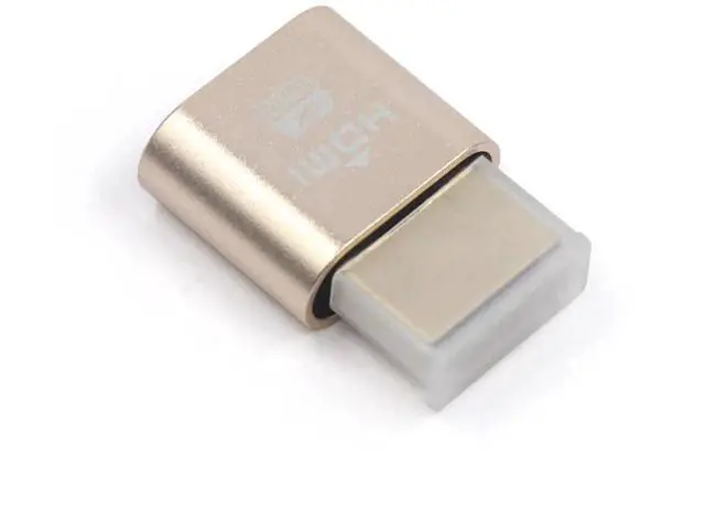 Alt view image 5 of 7 - VGA EDID Dummy Plug Virtual Display Emulator, 1080P@60Hz Headless Ghost Display Adapter with DDC EDID, Gold Plated