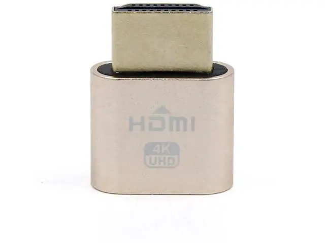 Alt view image 6 of 7 - VGA EDID Dummy Plug Virtual Display Emulator, 1080P@60Hz Headless Ghost Display Adapter with DDC EDID, Gold Plated