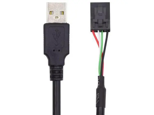 Alt view image 7 of 7 - USB 2.0 Type-A Male to Dual Female 9Pin Motherboard Header Hub Adapter, Port Multiplier Extension Connector