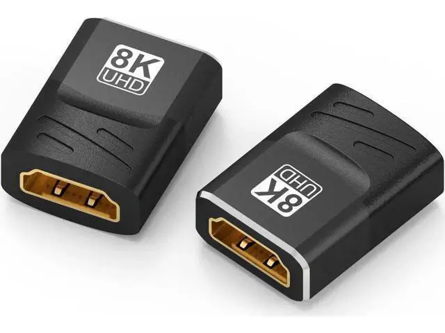 Alt view image 6 of 7 - 1-Pack HDMI 2.1 Female to Female Coupler, 48Gbps HDMI Extender Connector Supports 8K@60Hz, 4K@144Hz & 1080P