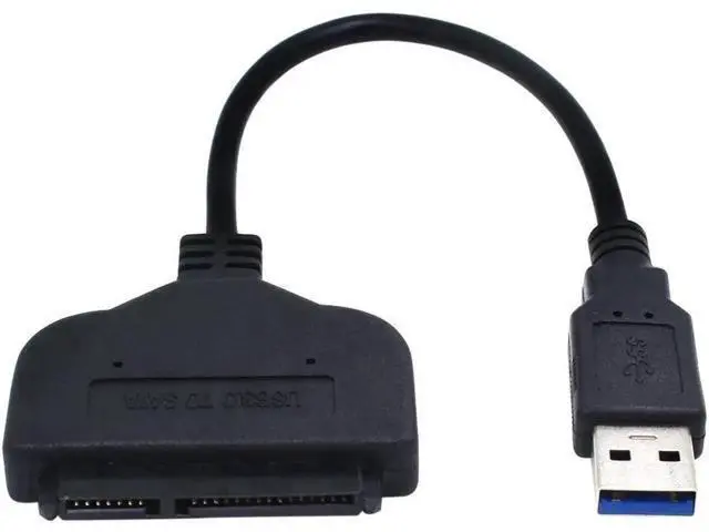 Alt view image 2 of 6 - Cabo Adaptador USB 3.0 para SATA HDD com Alimentação Molex, Conversor USB para Disco Rígido SATA 2.5"/3.5"