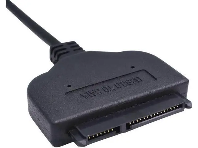 Alt view image 4 of 6 - Cabo Adaptador USB 3.0 para SATA HDD com Alimentação Molex, Conversor USB para Disco Rígido SATA 2.5"/3.5"
