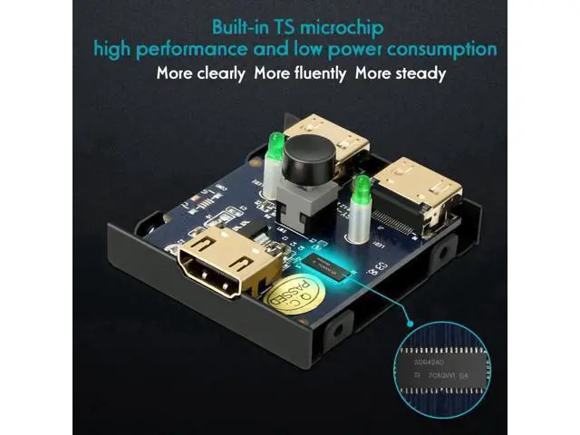 Alt view image 4 of 7 - Bi-Directional HDMI Switch Splitter 1 In 2 Out / 2 In 1, Supports 4K 3D 1080P HDCP