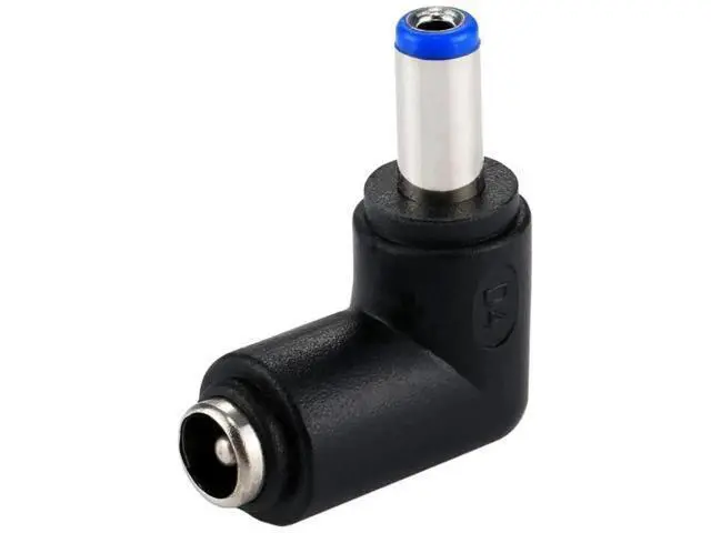Alt view image 6 of 6 - 90 Degree Right Angle DC 5.5x2.1mm Male to DC 5.5x2.1mm Female Power Connector Elbow Adapter for Laptops & Notebooks
