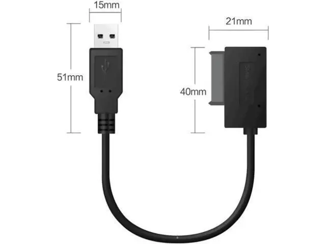 Alt view image 2 of 2 - USB 2.0 to IDE SATA Universal Adapter Cable for 2.5/3.5 Inch HDD SSD