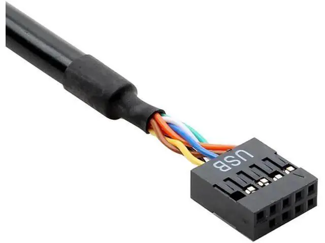 Alt view image 3 of 7 - 2 Pack Motherboard USB 3.0 20Pin to USB 2.0 9Pin Header Adapter Cable, Bidirectional Mainboard Internal Header Bridge Converter